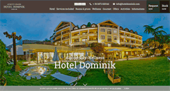 Desktop Screenshot of hoteldominik.com